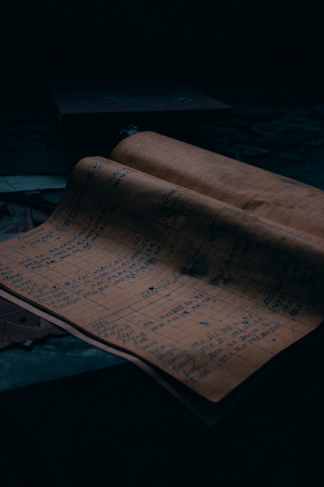 detective reading old book